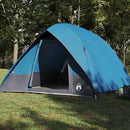 Camping telt med tag med opbevaring Blå 320 x 275 x 190 cm taft