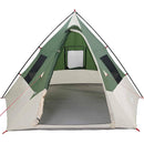 Tipi telt med tag med opbevaring Grøn 383 x 338 x 217 cm taft