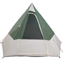 Camping telt med tag Grøn 482 x 360 x 227 cm taft