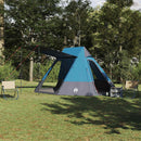 Camping telt med tag med opbevaring Blå 482 x 360 x 227 cm taft