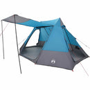 Camping telt med tag med opbevaring Blå 482 x 360 x 227 cm taft