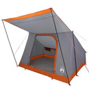 Camping telt med tag Grå og orange 223 x 163 x 130 cm taft