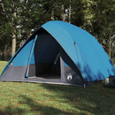 Camping telt med tag med opbevaring Blå 275 x 230 x 140 cm taft
