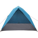 Camping telt med tag med opbevaring Blå 275 x 230 x 140 cm taft