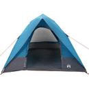 Camping telt med tag med opbevaring Blå 275 x 230 x 140 cm taft