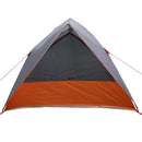 Camping telt med tag Grå og orange 275 x 230 x 140 cm taft