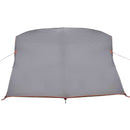 Camping telt med tag Grå og orange 275 x 230 x 140 cm taft