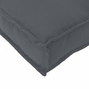 Palle Pudesæt Oxford stof Antracit 50 x 50 x 12 cm