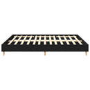 Sengestel Sort eg 203 x 183 x 25 cm Konstrueret træ