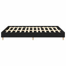 Sengestel Sort eg 203 x 153 x 25 cm Konstrueret træ