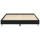 Sengestel Sort eg 203 x 143 x 25 cm Konstrueret træ