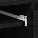 Bord med skuffe Sort eg 140 x 50 x 76 cm Konstrueret træ