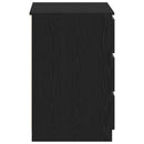 Bord med skuffe Sort eg 140 x 50 x 76 cm Konstrueret træ