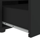 tV-bord VISNES 60x40x38 cm konstrueret træ sort