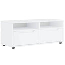 tV-bord VISNES 100x40x38 cm konstrueret træ hvid