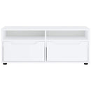 tV-bord VISNES 100x40x38 cm konstrueret træ hvid
