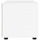 tV-bord VISNES 100x40x38 cm konstrueret træ hvid