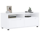 tV-bord VISNES 100x40x38 cm konstrueret træ hvid