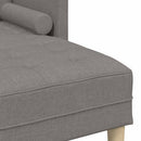 Sofa Sæt med pude Gråbrun Polyester