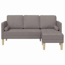Sofa Sæt med pude Gråbrun Polyester