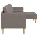 Sofa Sæt med pude Gråbrun Polyester