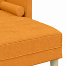 Sofa Sæt med pude Mørk Gul Polyester
