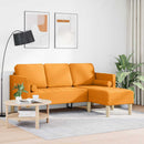 Sofa Sæt med pude Mørk Gul Polyester