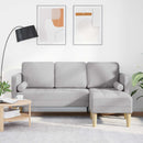 Sofa Sæt Skygrå 173 x 131 x 67 cm Polyester