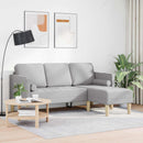 Sofa Sæt Skygrå 173 x 131 x 67 cm Polyester