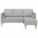 Sofa Sæt Skygrå 173 x 131 x 67 cm Polyester