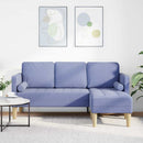 Sofa Sæt med pude Jeans blå Polyester