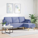 Sofa Sæt med pude Jeans blå Polyester