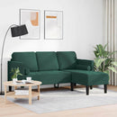Sofa Sæt med pude Mørkegrøn Polyester