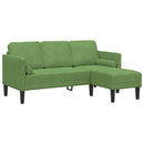 Sofa Sæt med pude Lys grøn Polyester