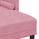 Sofa Sæt med pude Lyserød Polyester