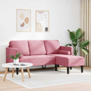 Sofa Sæt med pude Lyserød Polyester