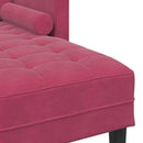 Sofa Sæt med pude Vinrød Polyester