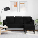Sofa Sæt med pude Sort Polyester