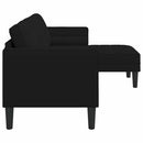 Sofa Sæt med pude Sort Polyester