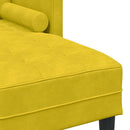 Sofa Sæt med pude Gul Polyester