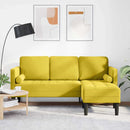 Sofa Sæt med pude Gul Polyester