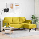 Sofa Sæt med pude Gul Polyester