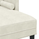 Sofa Sæt med pude Creme Polyester