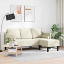 Sofa Sæt med pude Creme Polyester