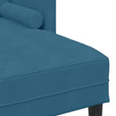 Sofa Sæt med pude Blå Polyester