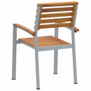 Have Stol 2 pcs Brun 56 x 57 x 87 cm Massivt Akacietræ