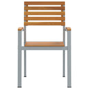 Have Stol 2 pcs Brun 56 x 57 x 87 cm Massivt Akacietræ