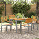 Have Stol 4 pcs Brun 56 x 57 x 87 cm Massivt Akacietræ