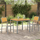 Staplestol 2 pcs Brun 56 x 57 x 87 cm Massivt Akacietræ