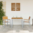 Staplestol 2 pcs Brun 56 x 57 x 87 cm Massivt Akacietræ
